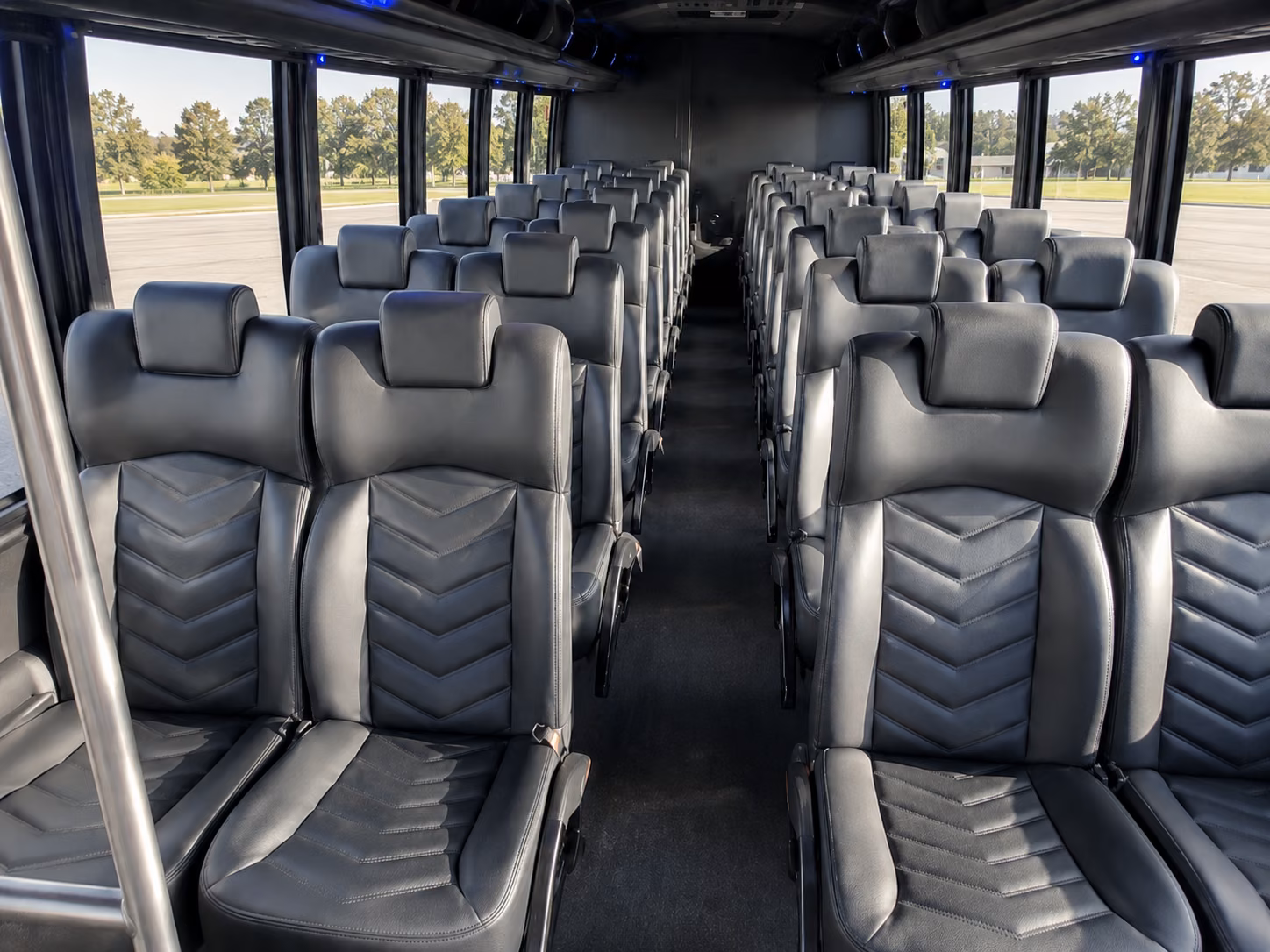 bryan 15 passenger minibus inside