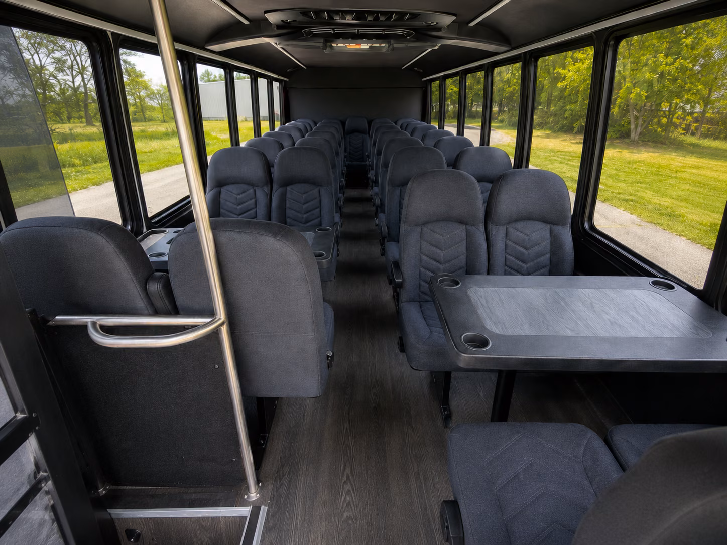 bryan 20 passenger minibus interior