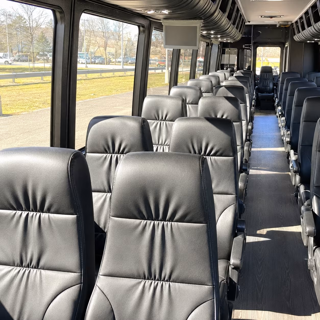 bryan 25 passenger minibus inside
