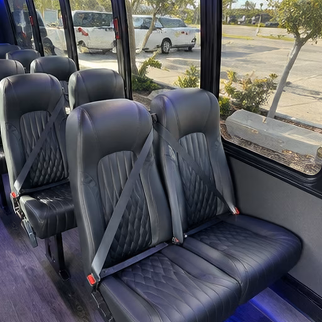 bryan 25 passenger minibus interior