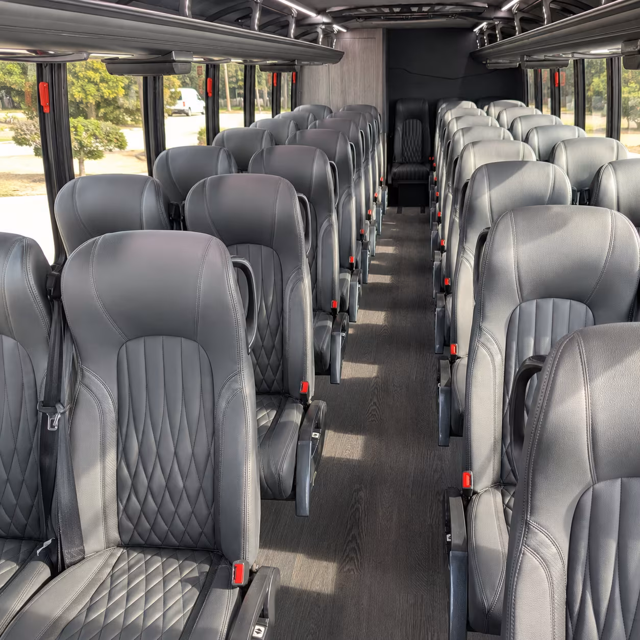 bryan 28 passenger minibus inside