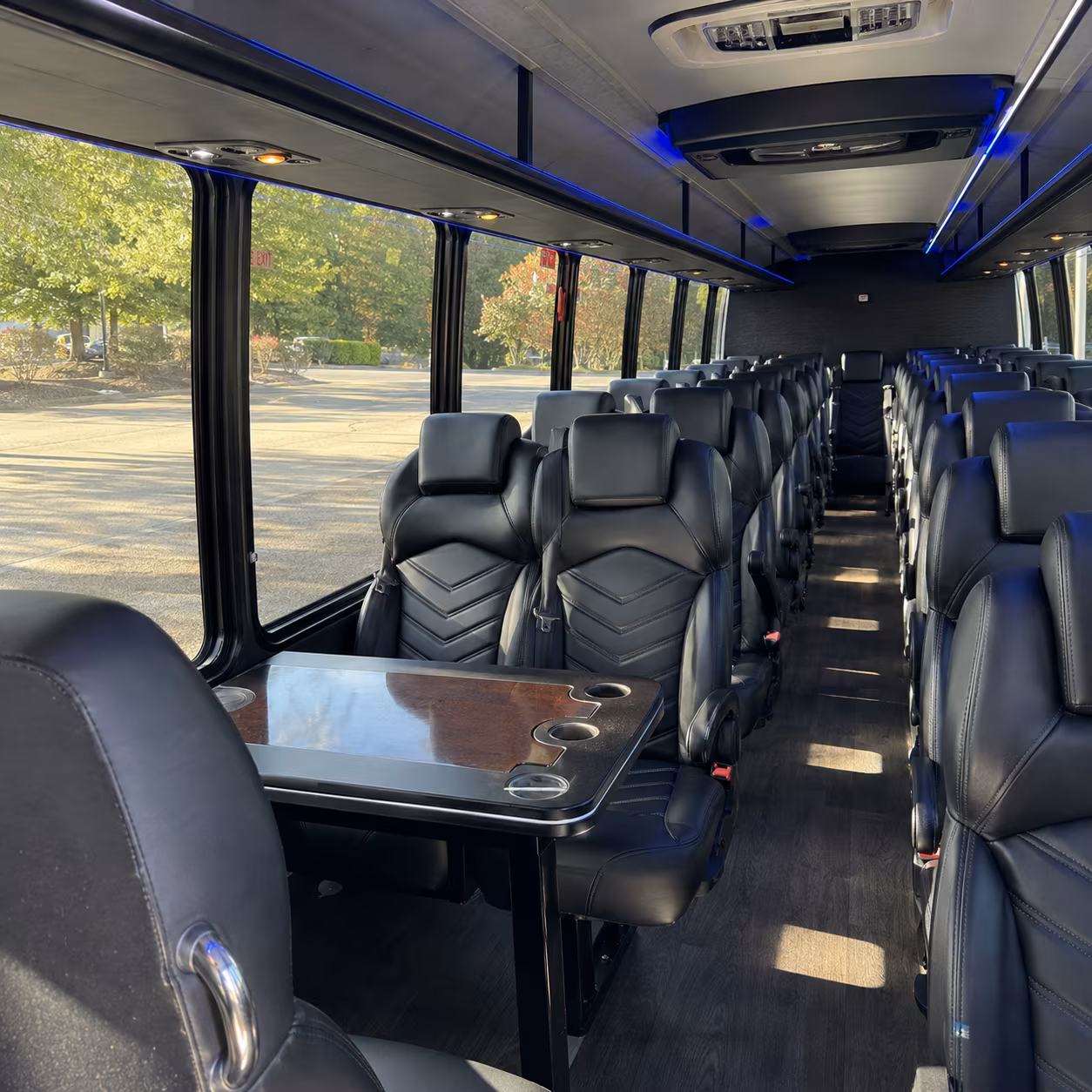 bryan 30 passenger minibus inside