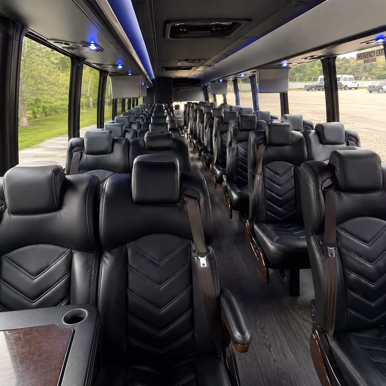 bryan 30 passenger minibus interior