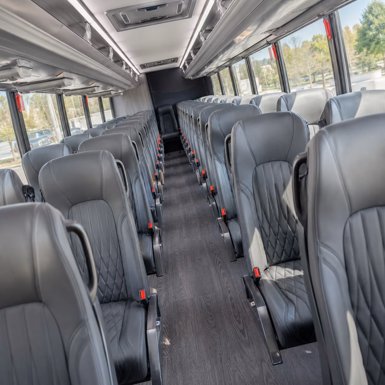 bryan 35 passenger minibus inside