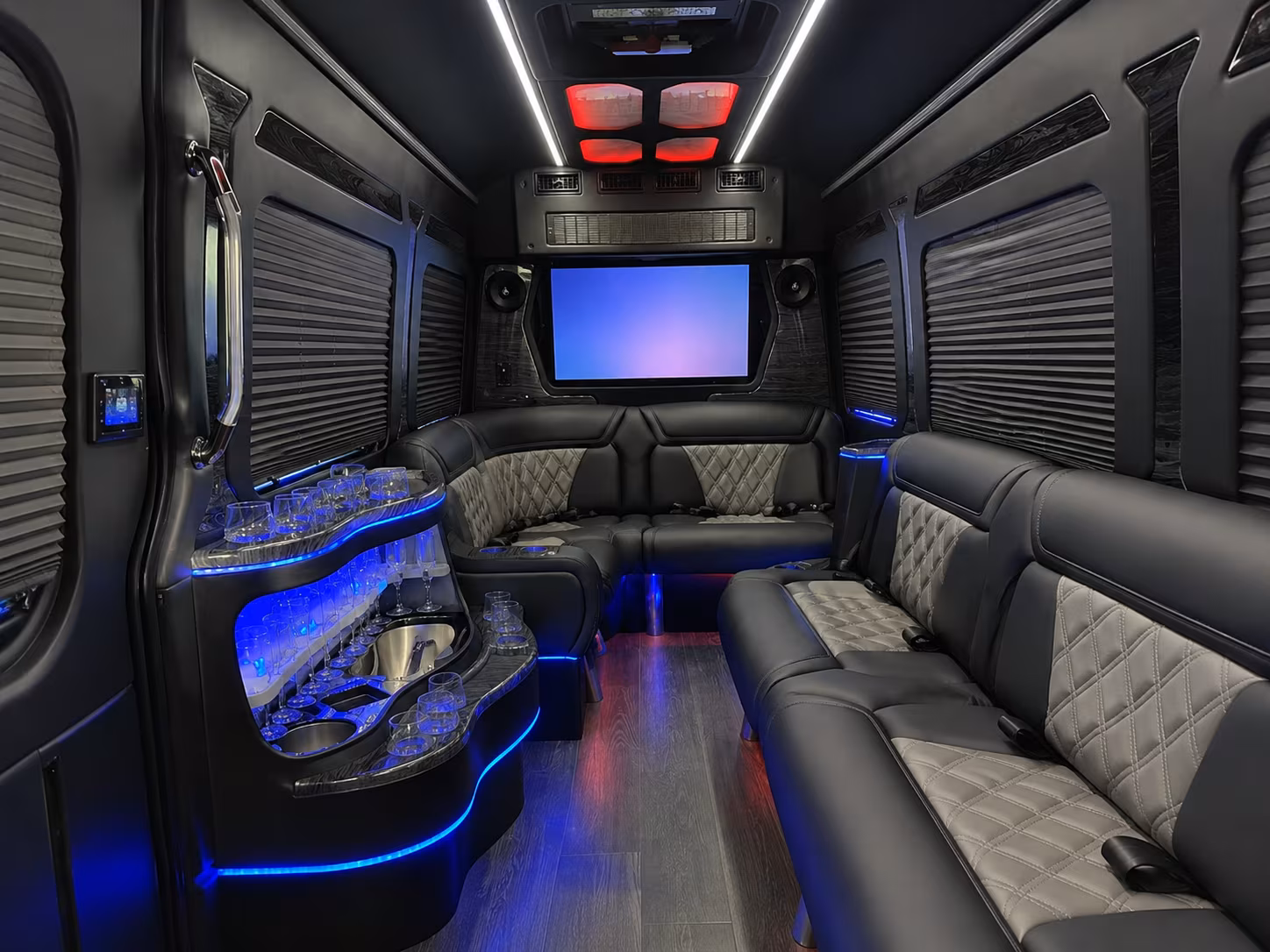 bryan corporate event transportation onboard seating