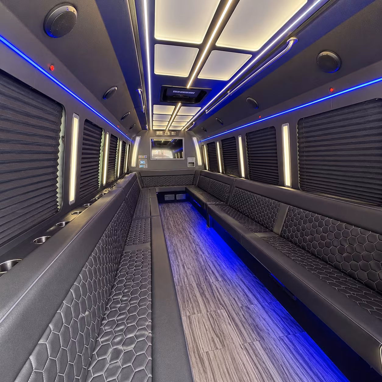 bryan party bus inside