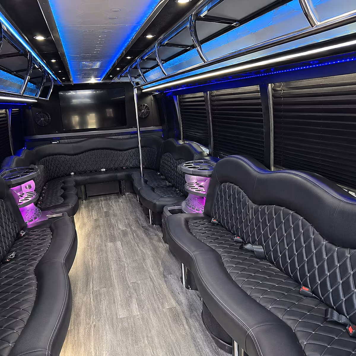 bryan party bus rentals inside