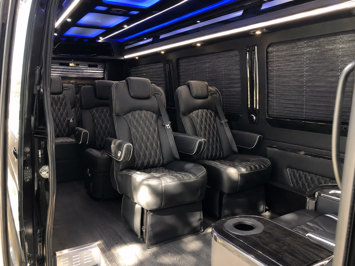 bryan sprinter van with driver interior