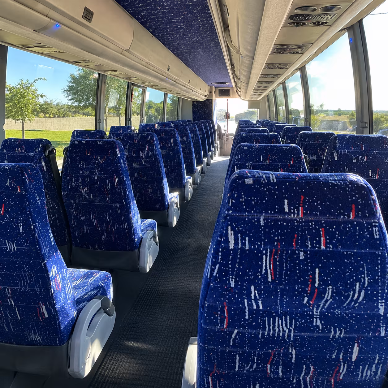 charter buses for bryan area church retreats and overnight trips