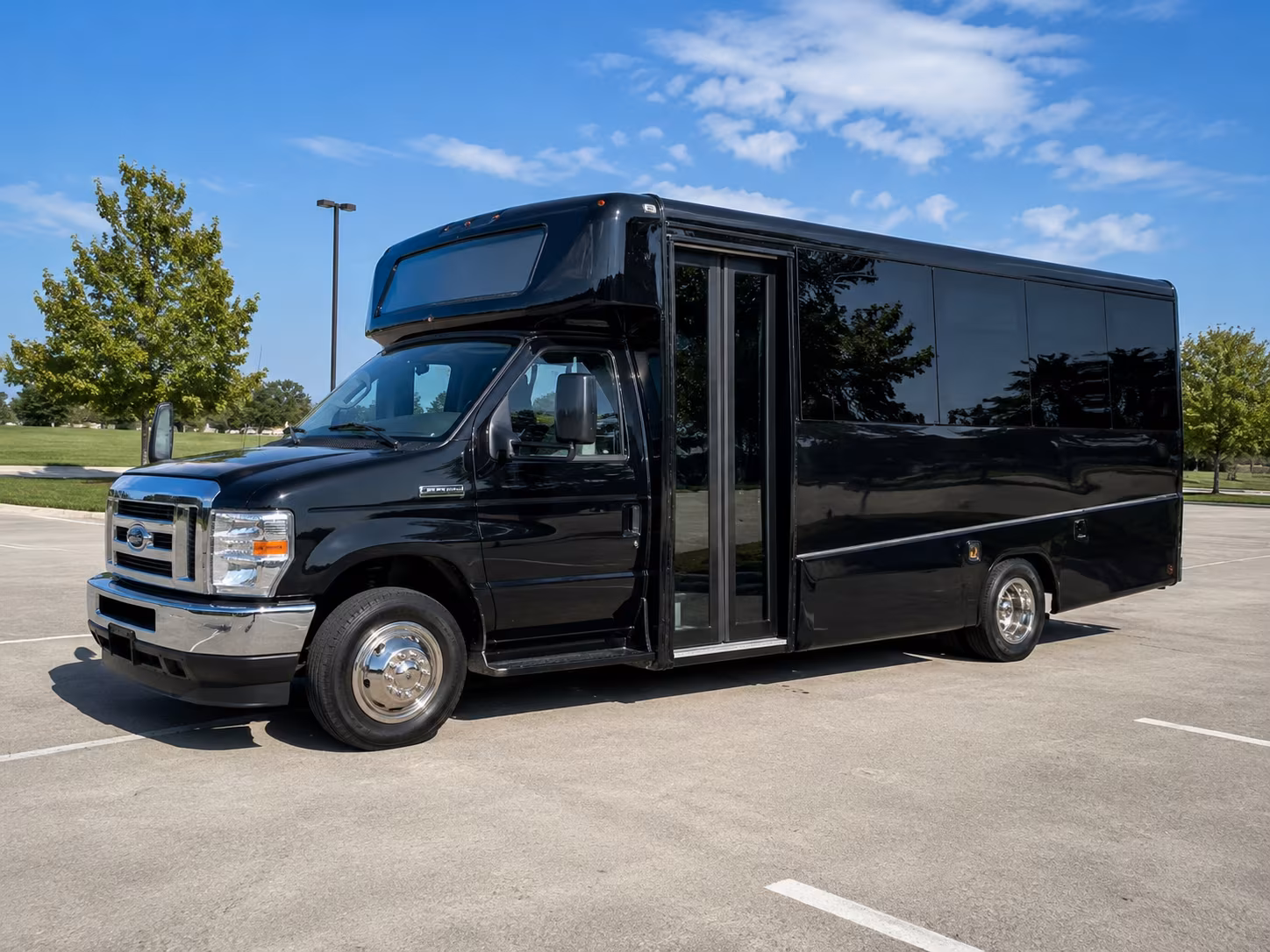 minibuses and charter buses for local bryan college station athletic events